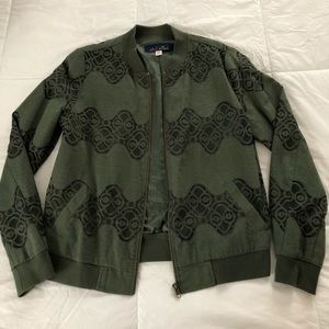 Francesca’s light bomber jacket